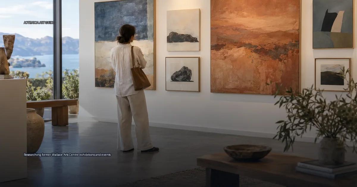 Researching former Wallace Arts Centre exhibitions and events